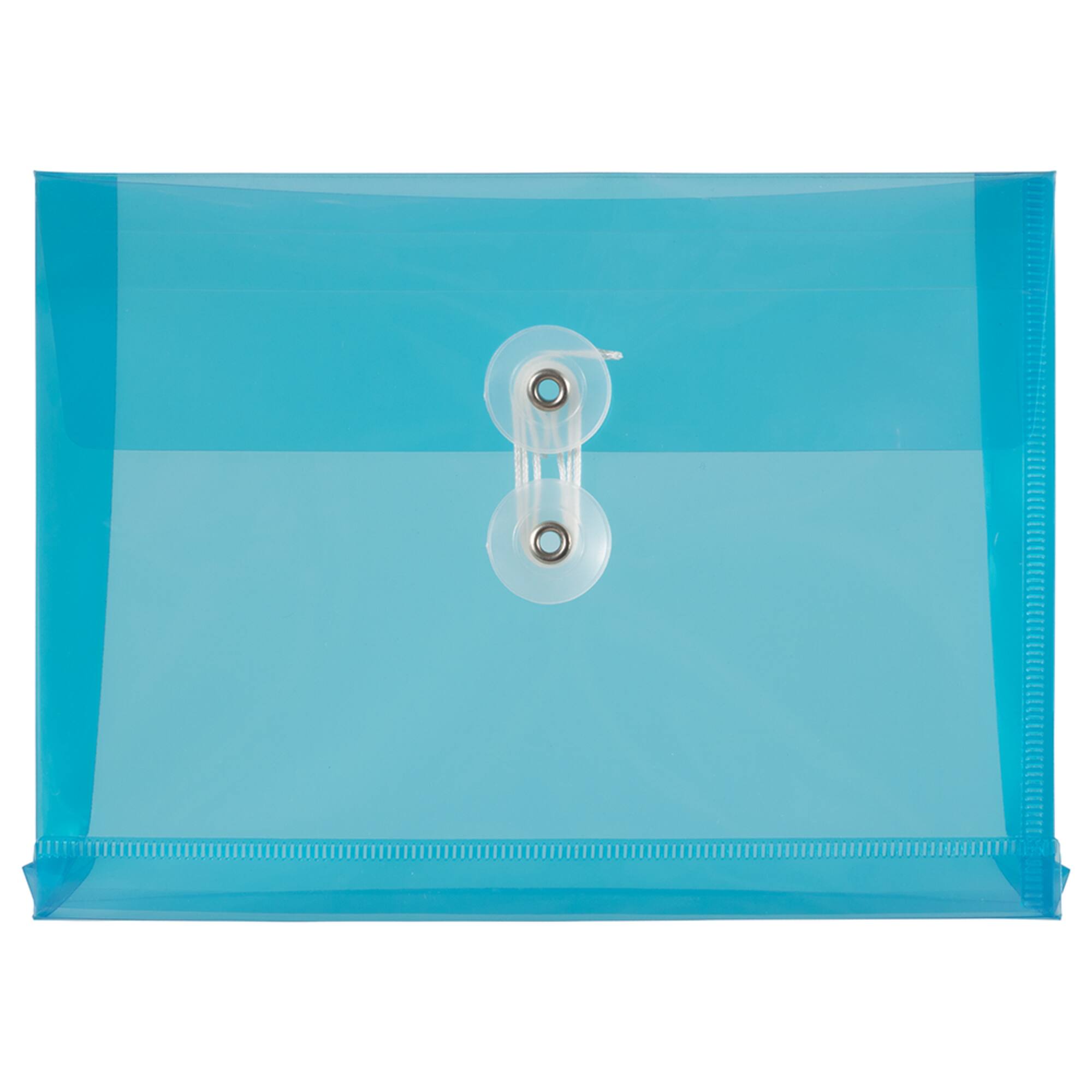 JAM Paper 5.5" x 7.5" Plastic Button & String Tie Closure Envelopes, 24ct.